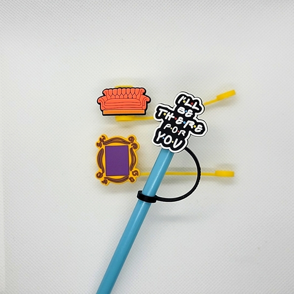 Friends Tumbler Straw Toppers - Picture 2 of 2